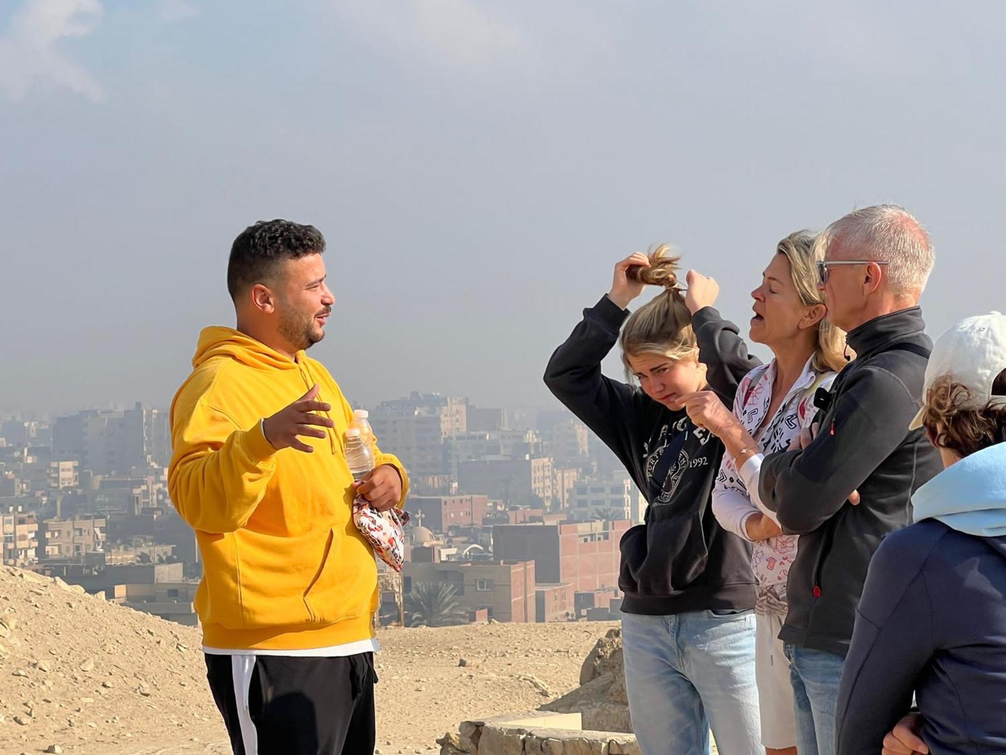מלון Kafret el-Gabal Bedouin Pyramids View מראה חיצוני תמונה